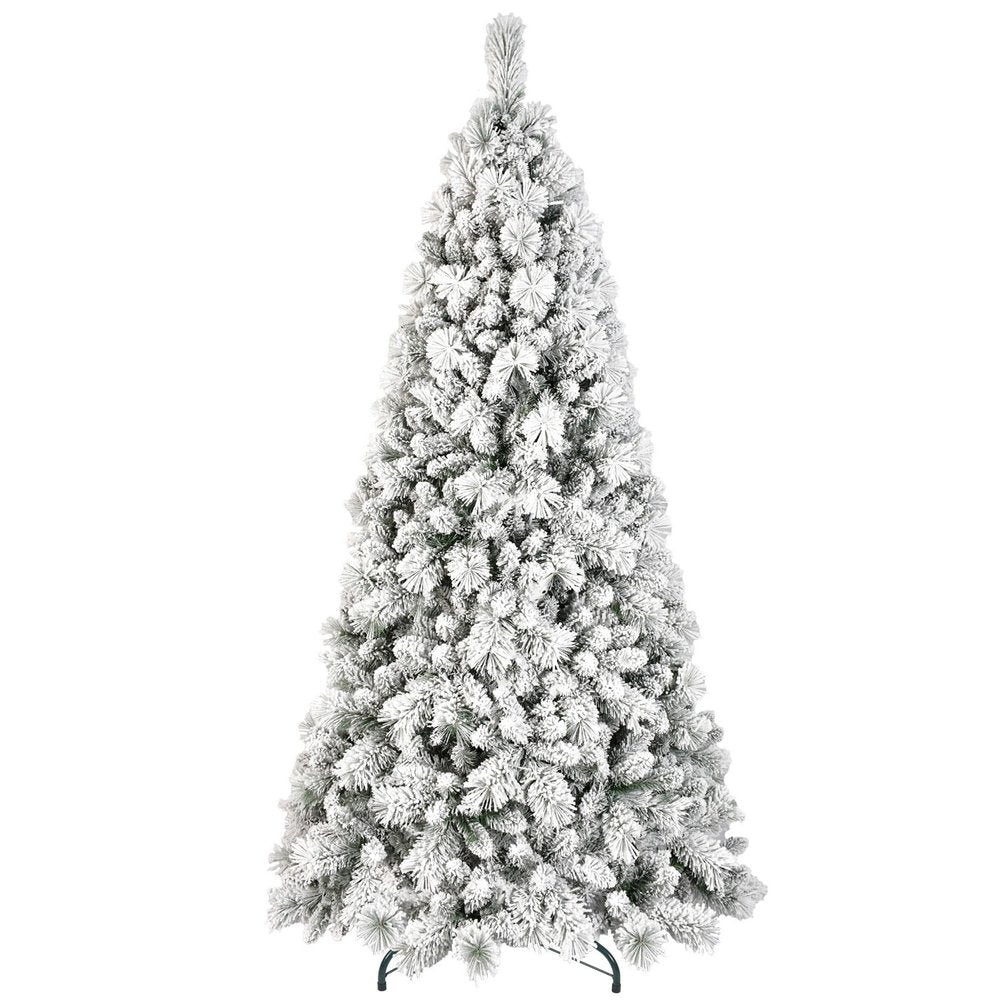 9' White Full Pine Christmas Tree