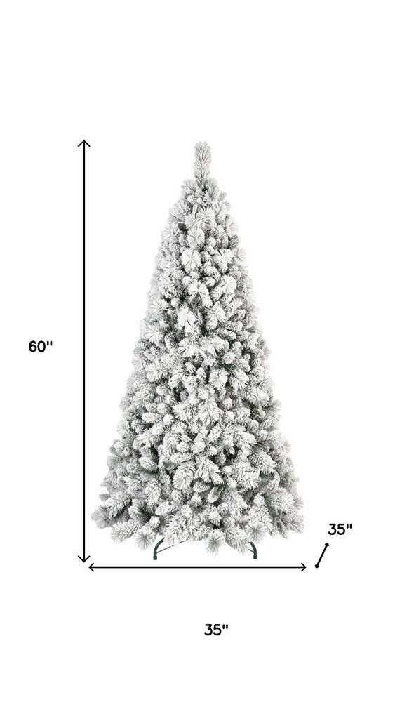 9' White Full Pine Christmas Tree