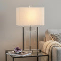26" Clear Novelty Table Lamp With Drum Shade