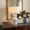 29" Clear Novelty Table Lamp With Drum Shade