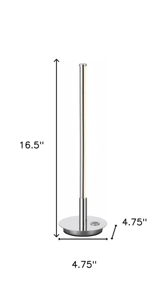 17" Silver Novelty Table Lamp