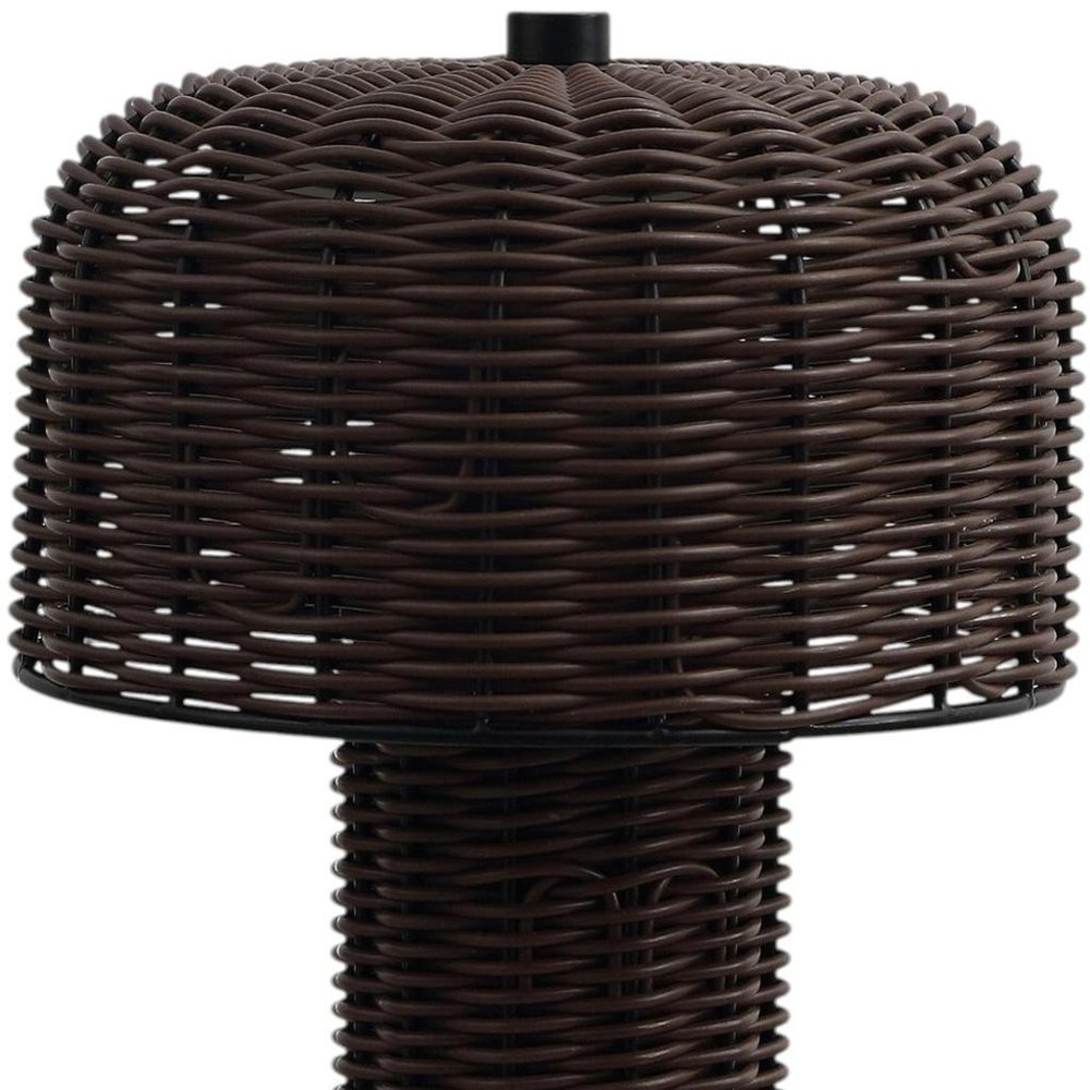 Set of Two 10" Clear USB Table Lamps With Globe Shades