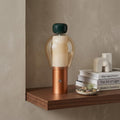 11" Copper USB Table Lamp