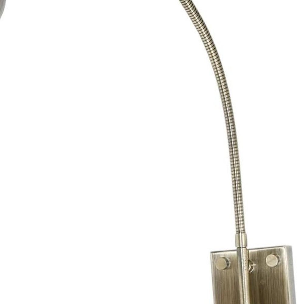 30" Rust Metal Spotlight Wall Sconce