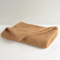 50" X 60" Amber Cotton Waffle Weave Throw Blanket