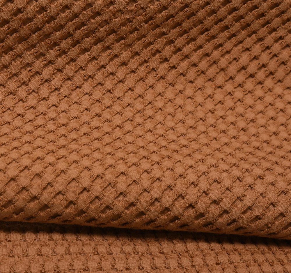 50" X 60" Amber Cotton Waffle Weave Throw Blanket
