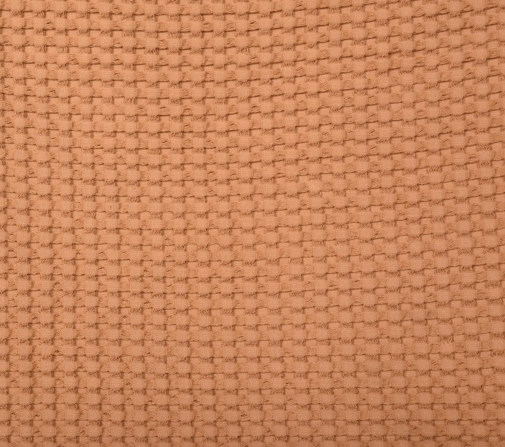50" X 60" Amber Cotton Waffle Weave Throw Blanket