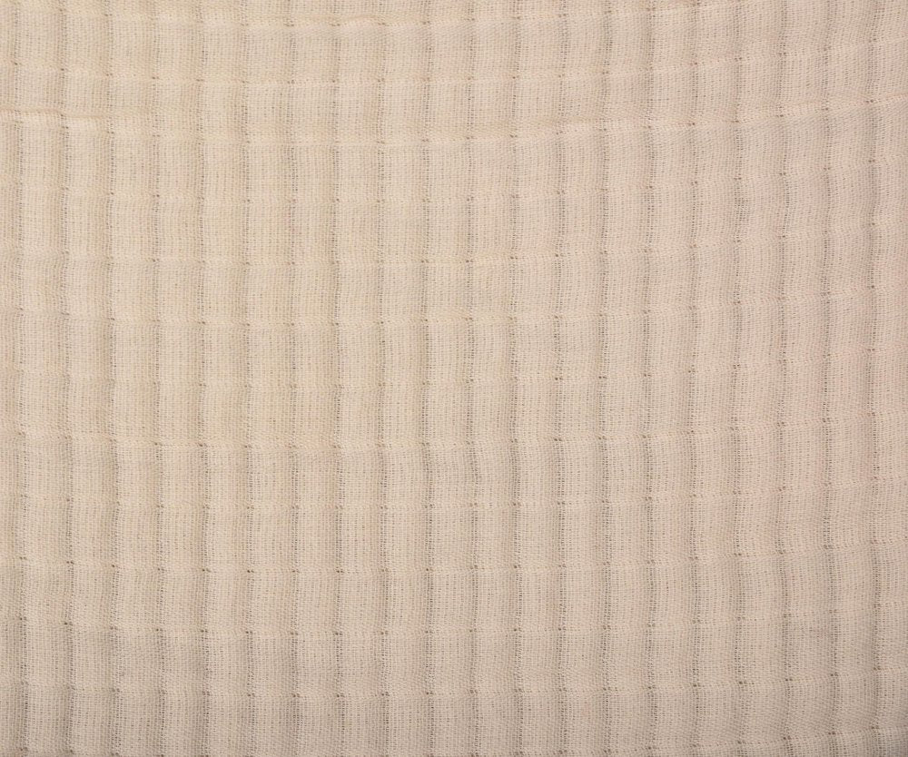 50" X 60" Vanilla Cotton Throw Blanket with Tassels
