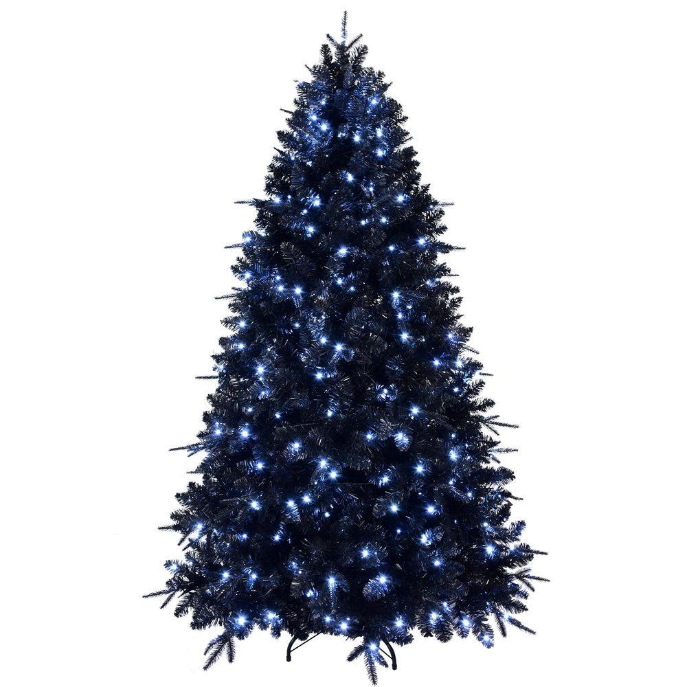 7' Black Full Fir Christmas Tree
