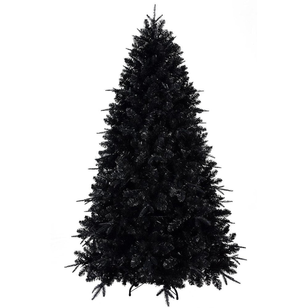 7' Black Full Fir Christmas Tree