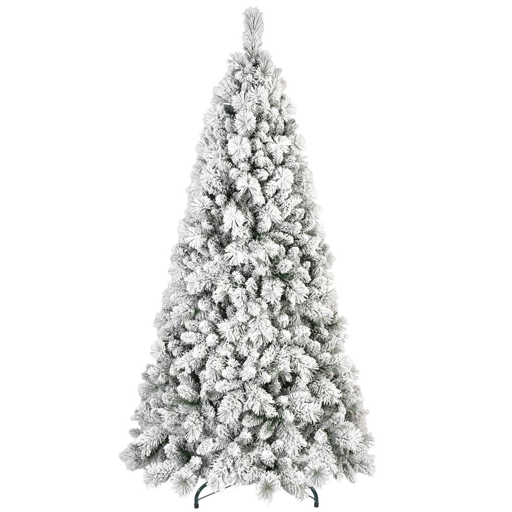 9' Snow Full Flocked Fir Christmas Tree