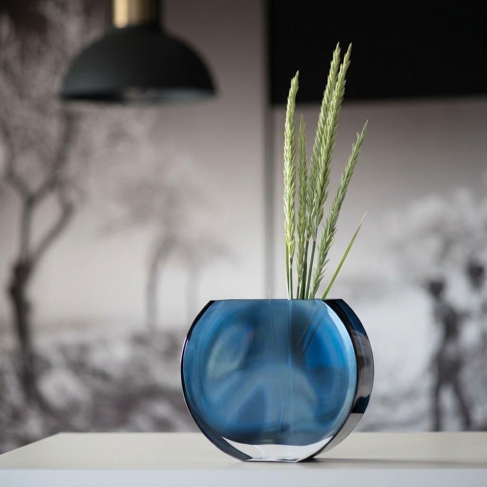 6" Midnight Glass Table Vase
