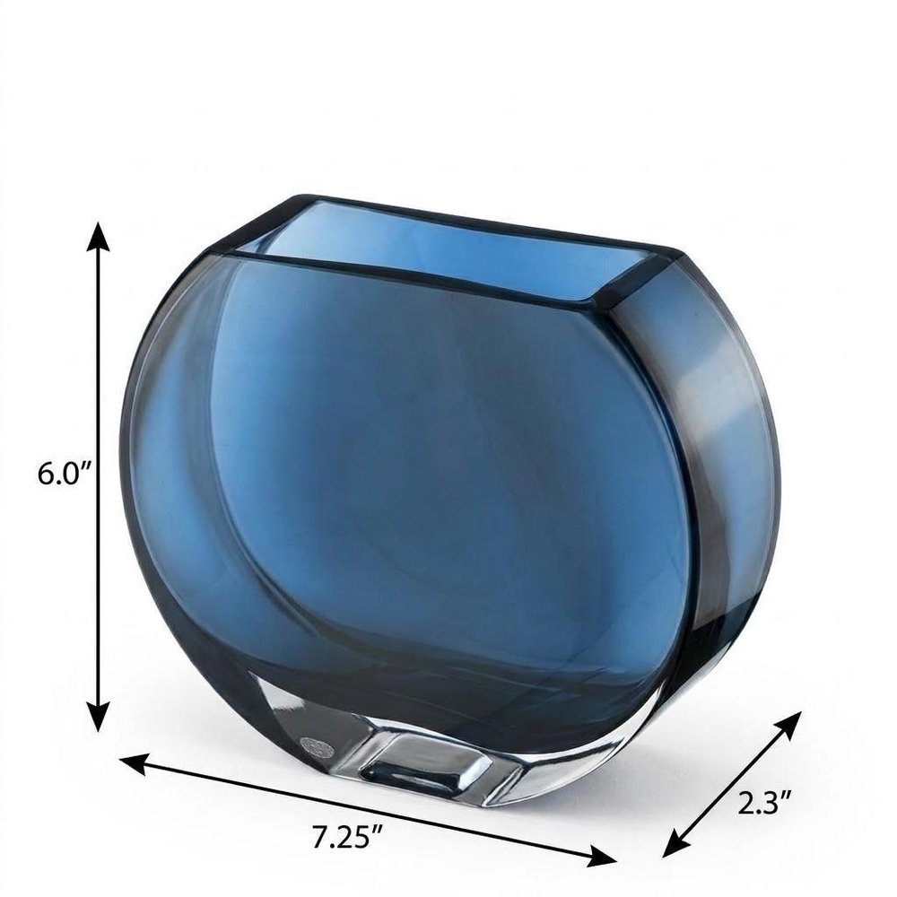 6" Midnight Glass Table Vase