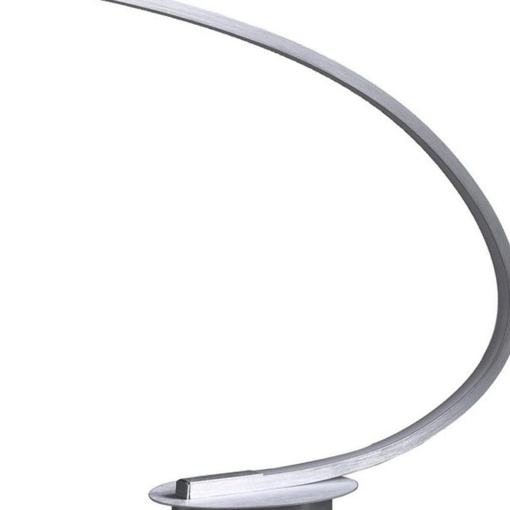 16" Silver Arched Lamp