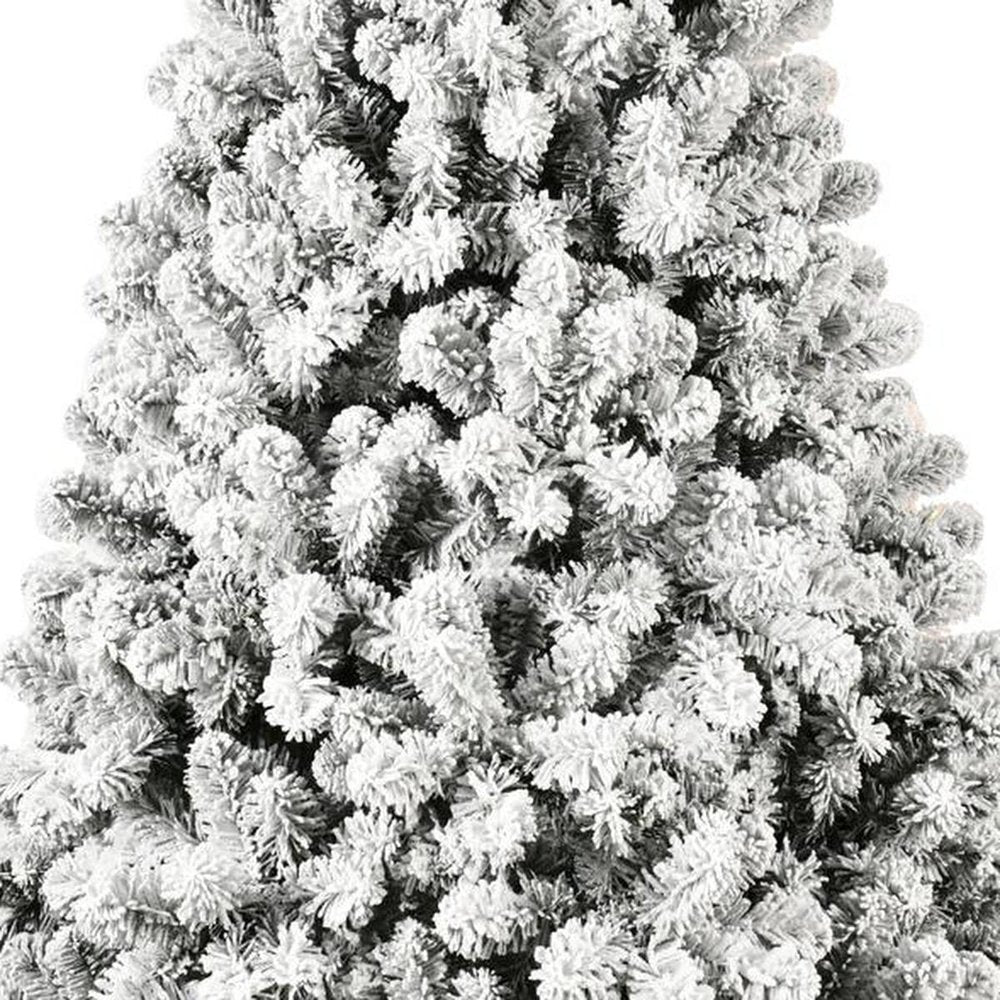 9' Full Flocked Pine Christmas Tree