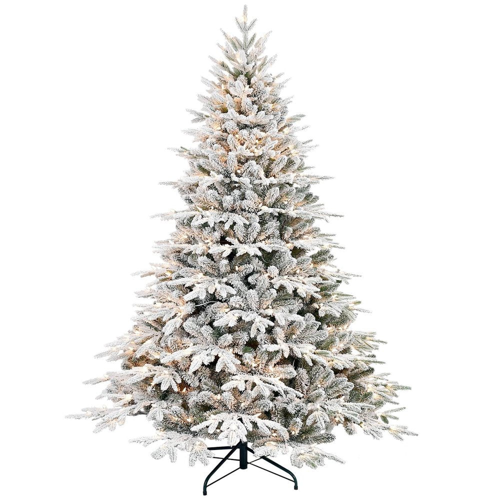 5' Full Flocked Pine Christmas Tree